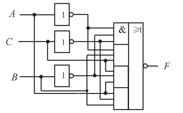 三变量判奇电路逻辑图图片