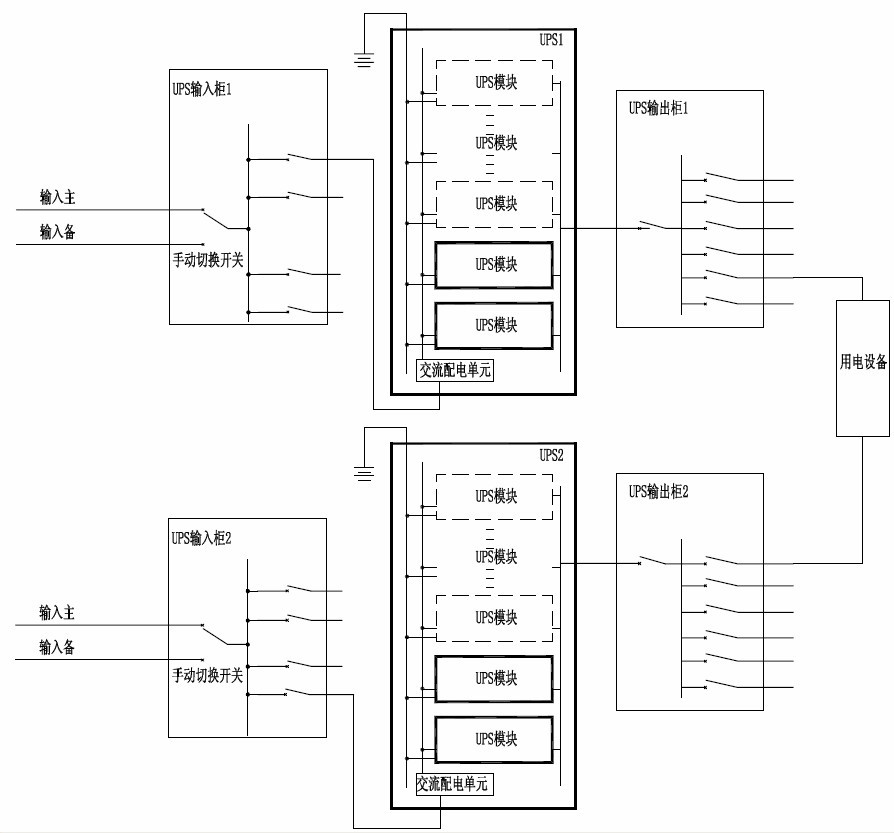 ups供电系统原理图图片