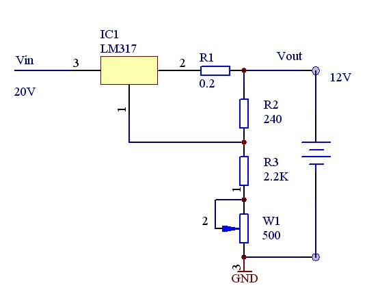 三端可調穩壓集成電路lm317的多種應用電路